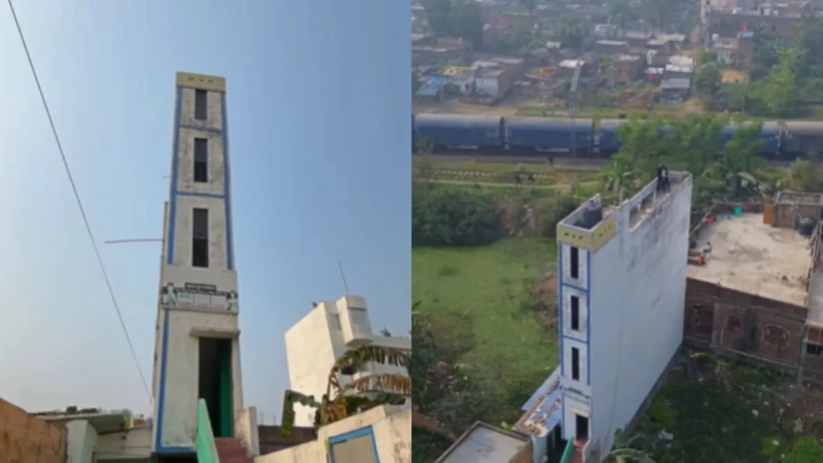 6 फीट जमीन पर बना 5 मंजिला इमारत- India TV Hindi