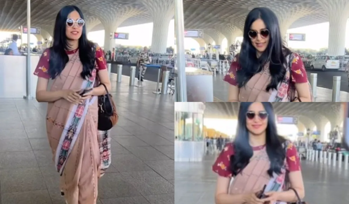 Adah Sharma spotted at airport in her grandma saree- India TV Hindi