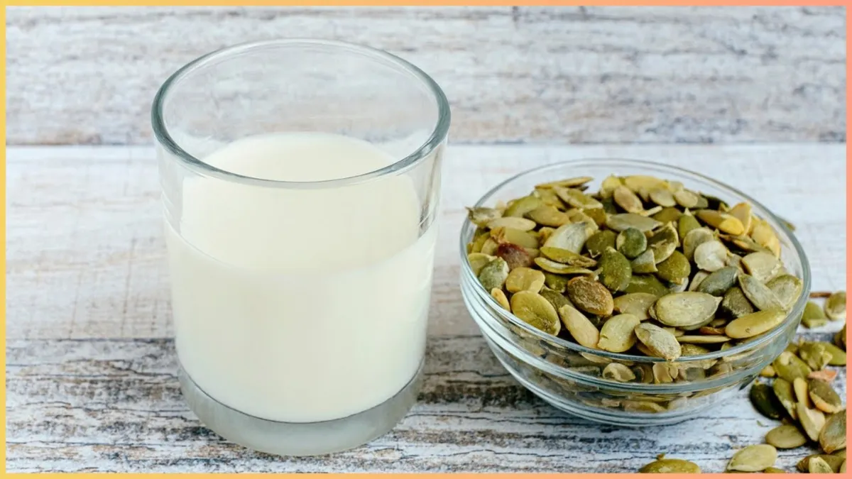 milk with pumpkin seed benefits- India TV Hindi