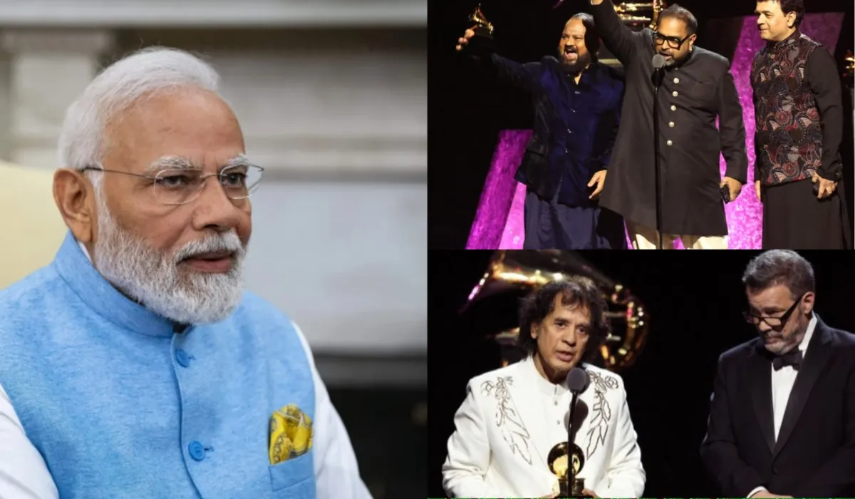 PM Modi Congratulates Grammy Winners Zakir Hussain Shankar Mahadevan- India TV Hindi