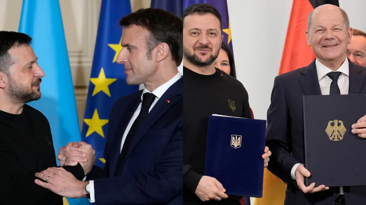 यूक्रेन के राष्ट्रपति जेलेंस्की ने फ्रांस और जर्मनी के समकक्ष इमैनुएल मैक्रों और ओलाफ शोल्ज से की मु- India TV Hindi