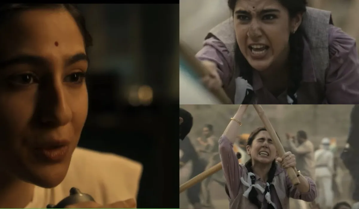 Ae Watan Mere Watan trailer sara Ali Khan as Usha fights against the British- India TV Hindi