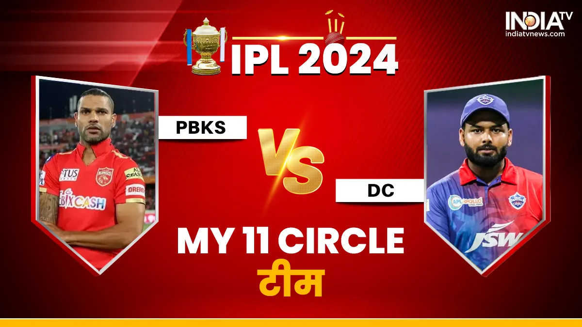 PBKS vs DC IPL 2024 MY 11 Circle Prediction: इस तरह बनाएं टीम, इन खिलाड़ियों जगह देकर बन सकते हैं वि- India TV Hindi