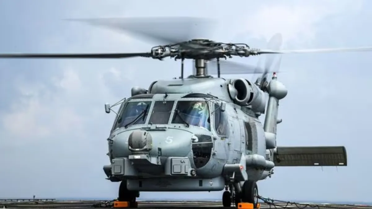 MH-60R Seahawk helicopter.  India TV Hindi.