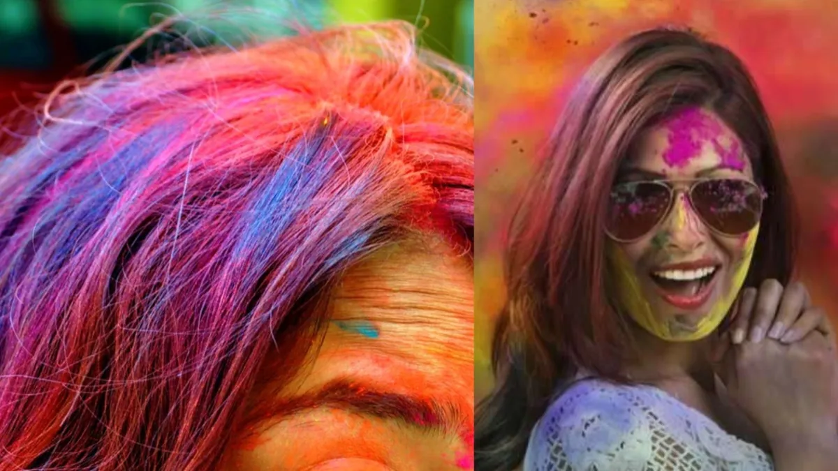 Protect Hair From Holi Colour- India TV Hindi