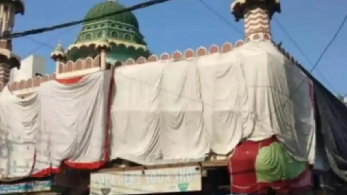 mosque covered in aligarh- India TV Hindi