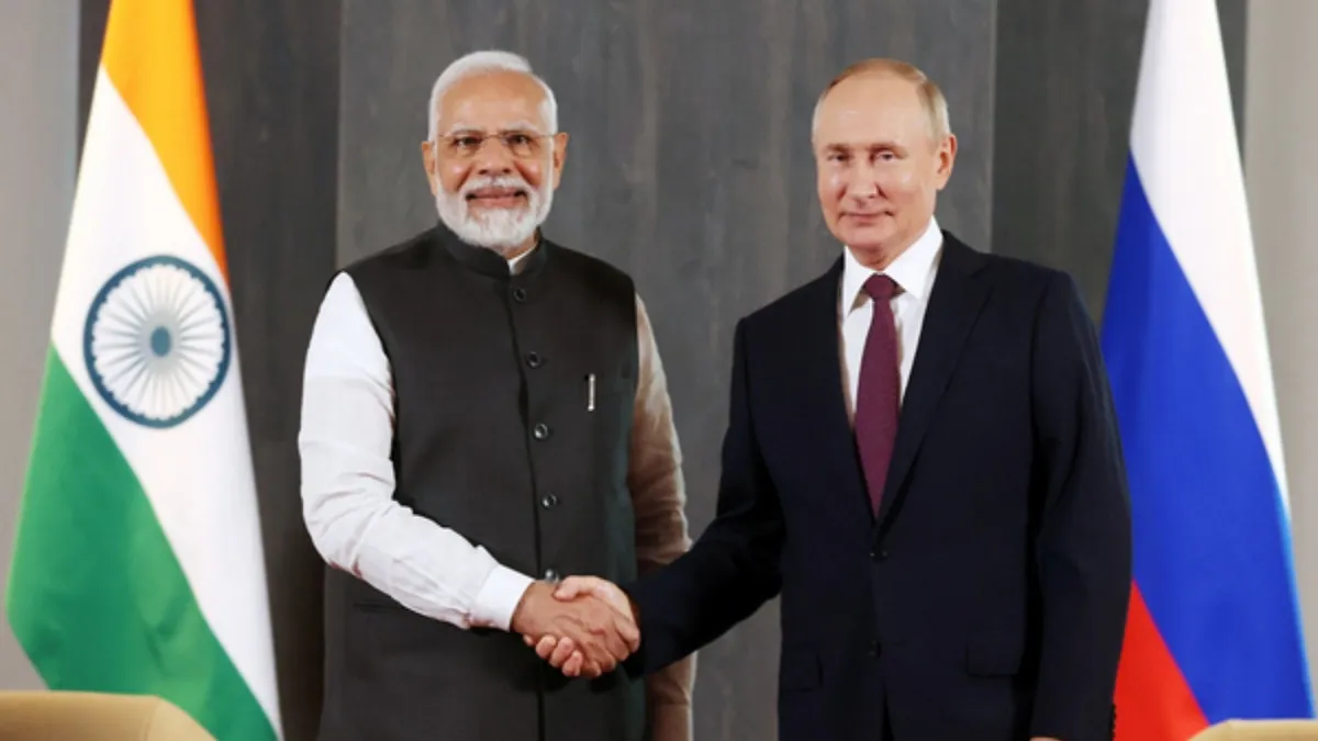 पीएम मोदी और राष्ट्रपति पुतिन।- India TV Hindi