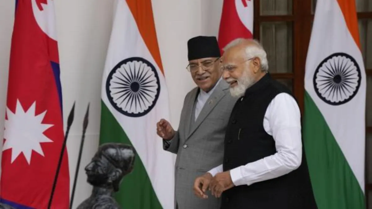 नेपाल के प्रधानमंत्री प्रचंड और पीएम मोदी (प्रतीकात्मक फोटो)- India TV Hindi