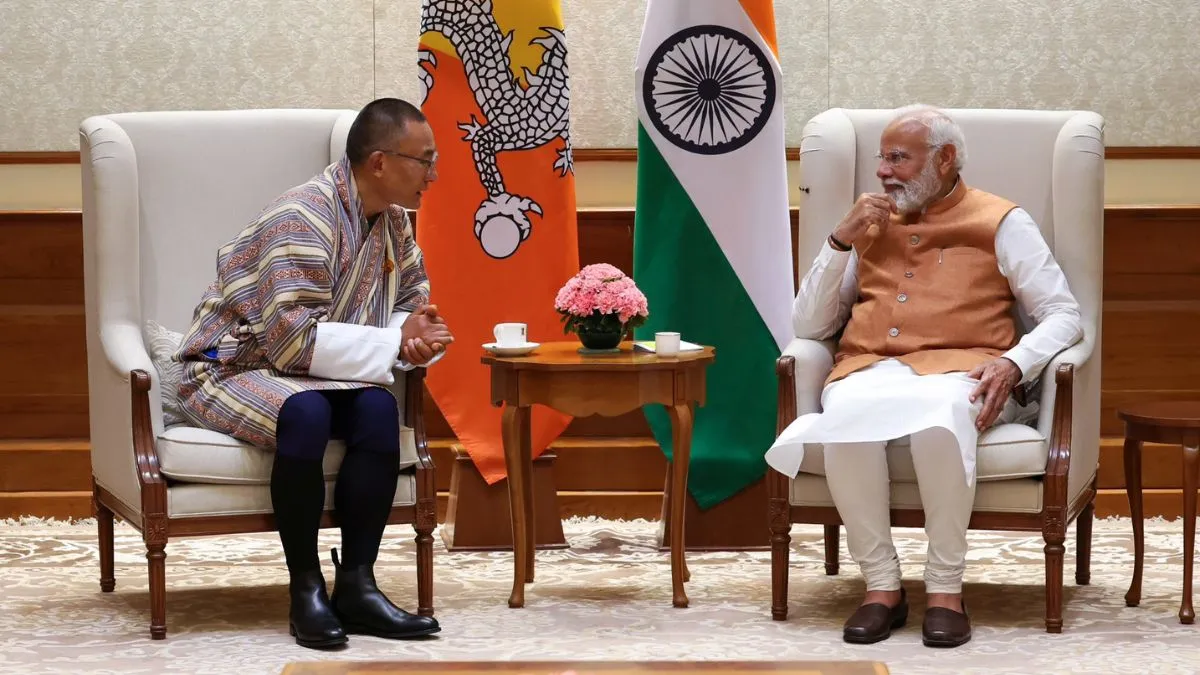 भूटान के प्रधानमंत्री शेरिंग ने की पीएम मोदी से मुलाकात।- India TV Hindi