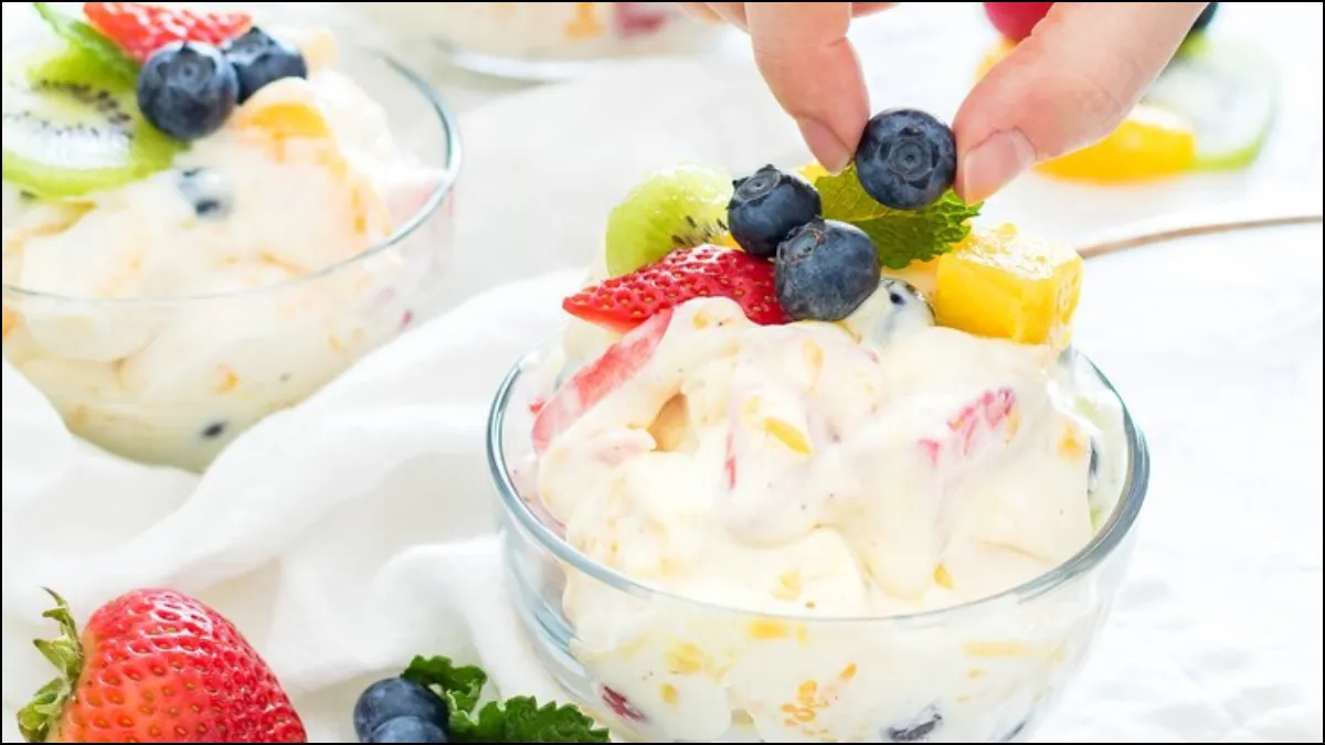 Fruit cream makes all desserts fail in summer, is most healthy and ...