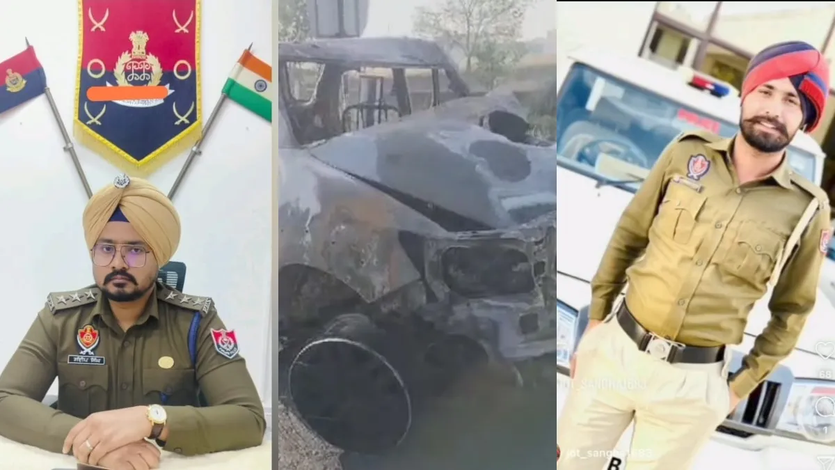 कार में आग लगने से एसीपी और गनमैन जिंदा जले- India TV Hindi