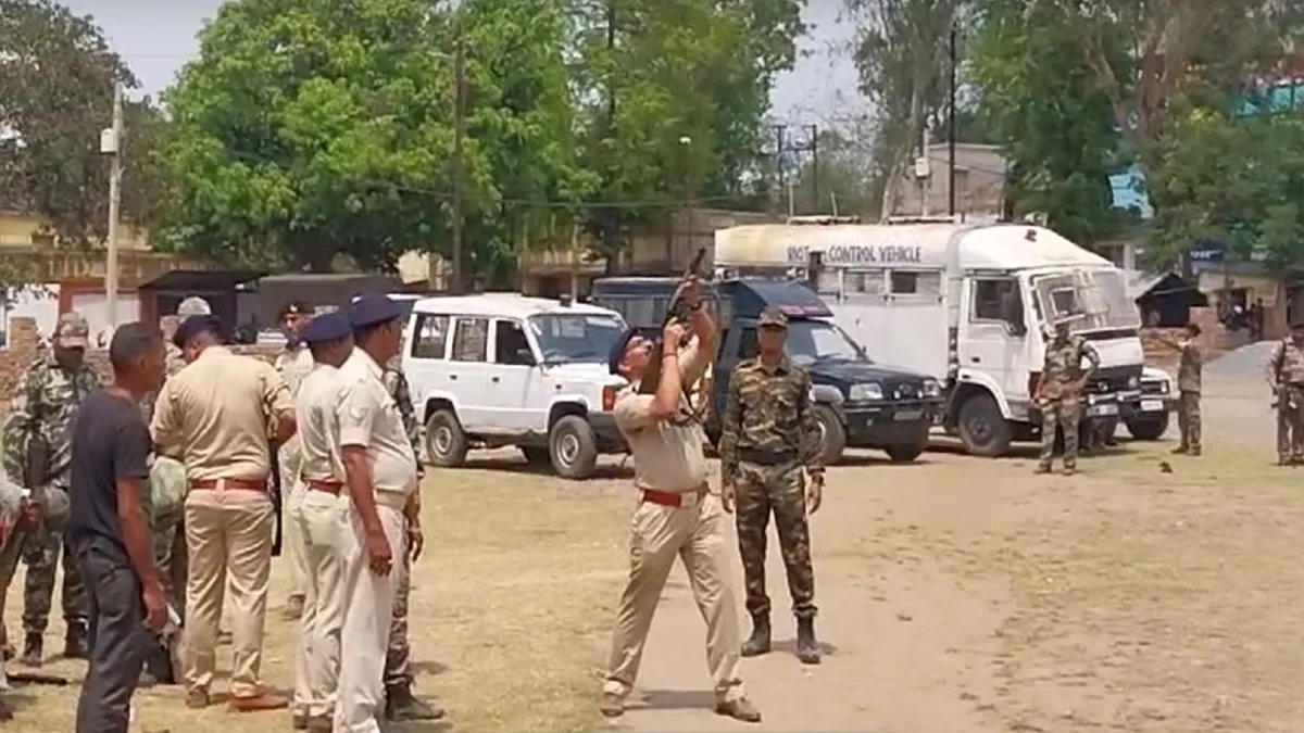dhanbad police mock drill- India TV Hindi