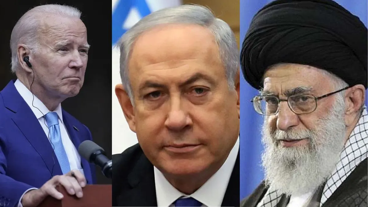 joe biden, Benjamin Netanyahu,Ayatollah Ali Khamenei - India TV Hindi