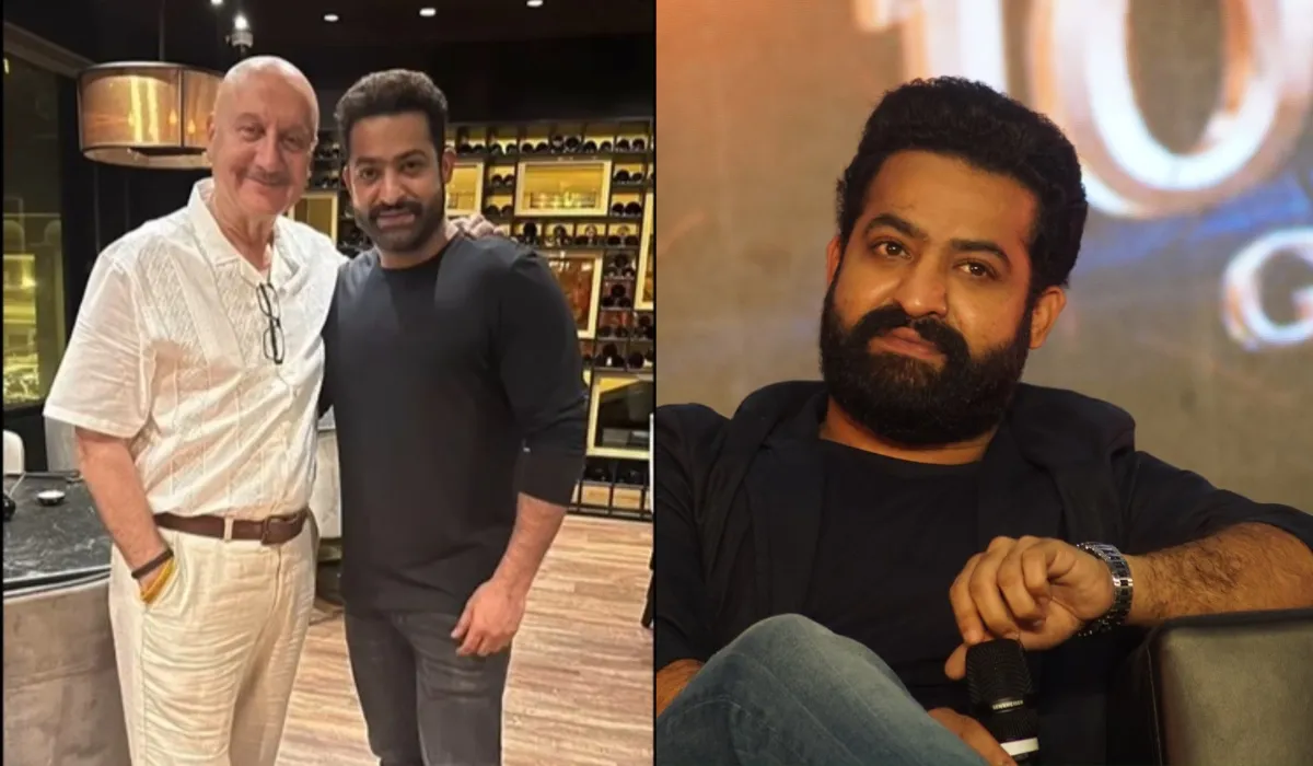 Anupam Kher became fan of Junior NTR praised him after their surprise meet up- India TV Hindi