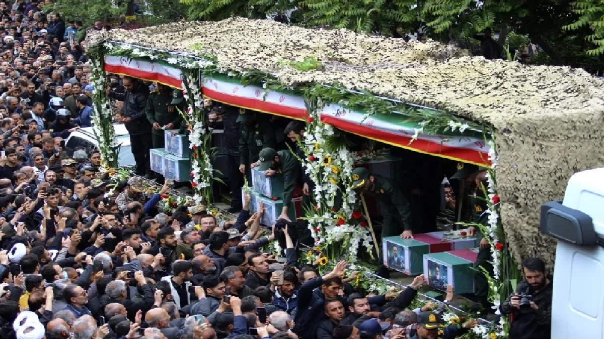 Iran buried late president Ebrahim Raisi- India TV Hindi