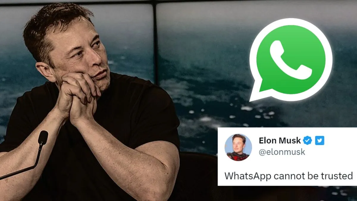 Elon Musk, WhatsApp, WhatsApp Feature, elon musk vs whatsapp, elon musk alleges serious data privacy- India TV Hindi