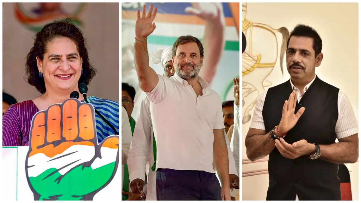 BJP targeted Congress and Rahul Gandhi camp said they are marginalizing Priyanka Gandhi and Robert V- India TV Hindi
