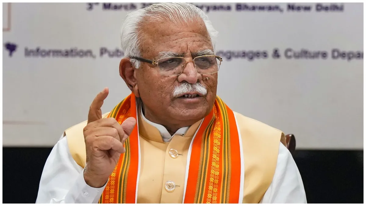 Manohar Lal Khattar Birthday From selling vegetables to taking oath not to marry the story of Manoha- India TV Hindi