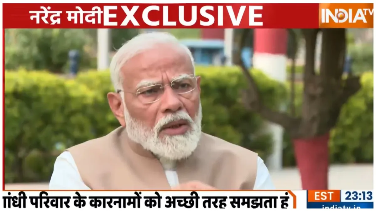 Exclusive pm narendra modi interview with india tv said this on first time voters- India TV Hindi