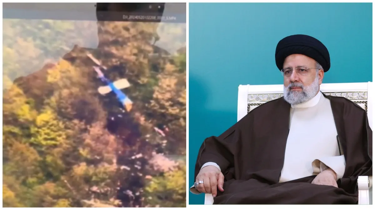 Iran President Ebrahim Raisi and Foreign Minister died video of helicopter crash surfaced from the s- India TV Hindi