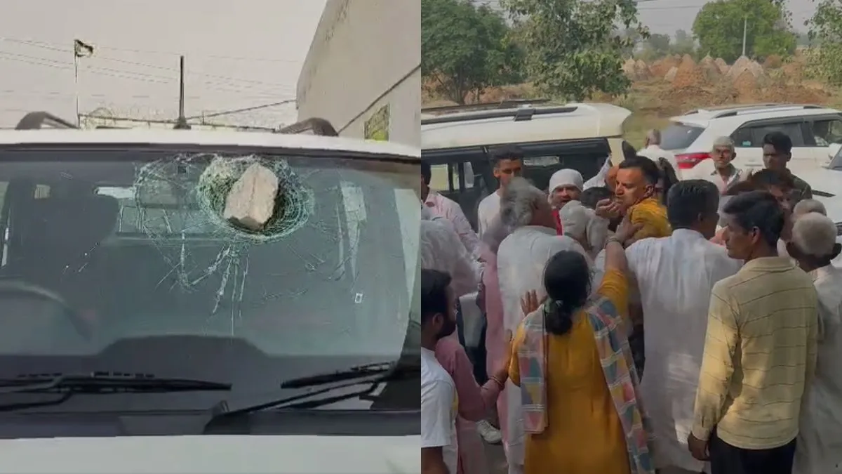 नैना चौटाला के काफिले पर हमला- India TV Hindi