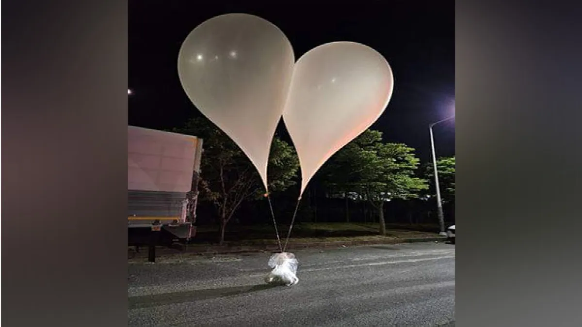 Garbage Balloons in South Korea - India TV Hindi