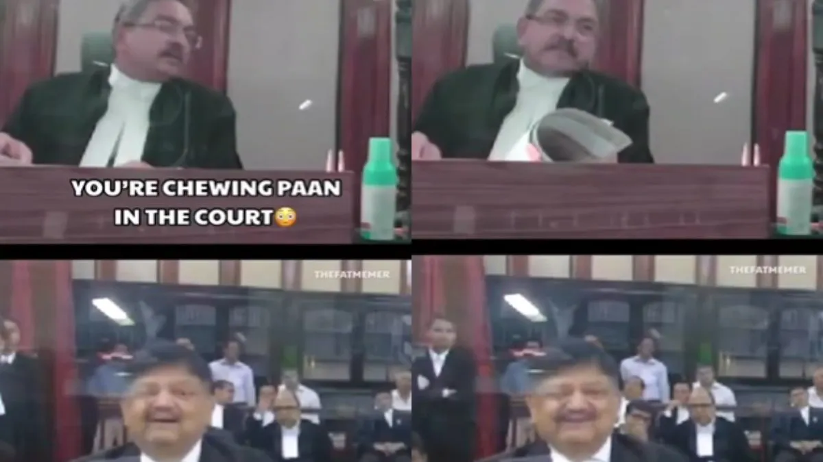 कोर्टरूम में गुटखा खा रहा था वकील- India TV Hindi