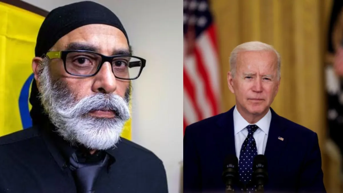 खालिस्तानी आतंकी गुरपतवंत सिंह पन्नू और अमेरिकी राष्ट्रपति जो बाइडेन। (फाइल)- India TV Hindi