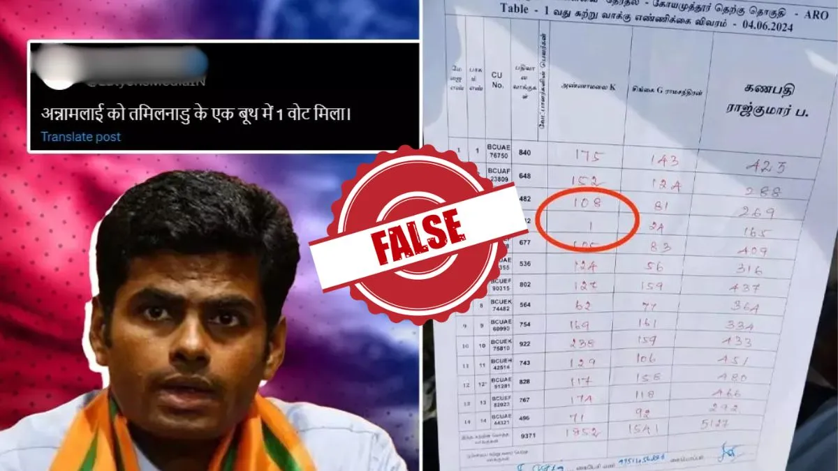 Fact Check, Fact Check Annamalai, Anamalai Fact Check- India TV Hindi