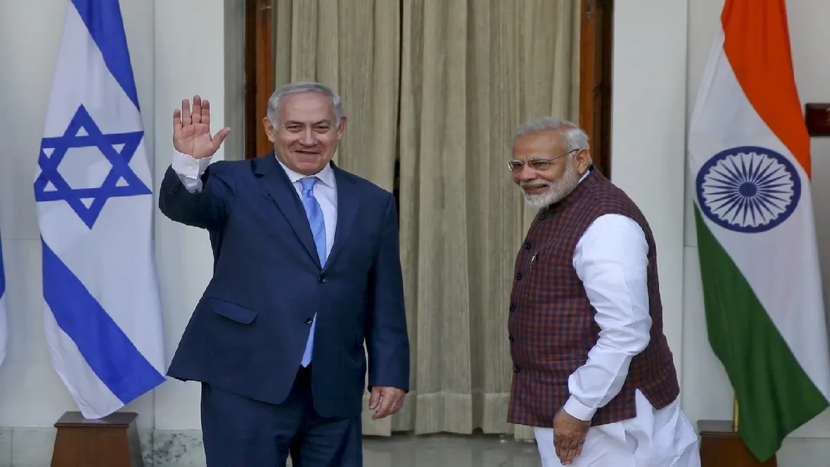 Benjamin Netanyahu and PM Narendra Modi- India TV Hindi