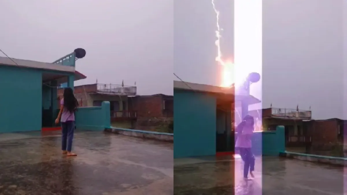 बिजली गिरने का दृश्य हुआ रिकॉर्ड- India TV Hindi