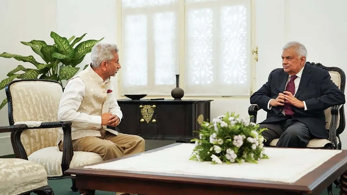 विदेश मंत्री एस जयशंकर और श्रीलंका के राष्ट्रपति रानिल विक्रम सिंघे।- India TV Hindi