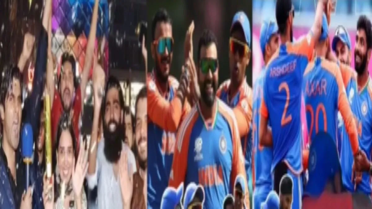 भारत की जीत का जश्न मनाते हुए पाकिस्तान के लोग- India TV Hindi