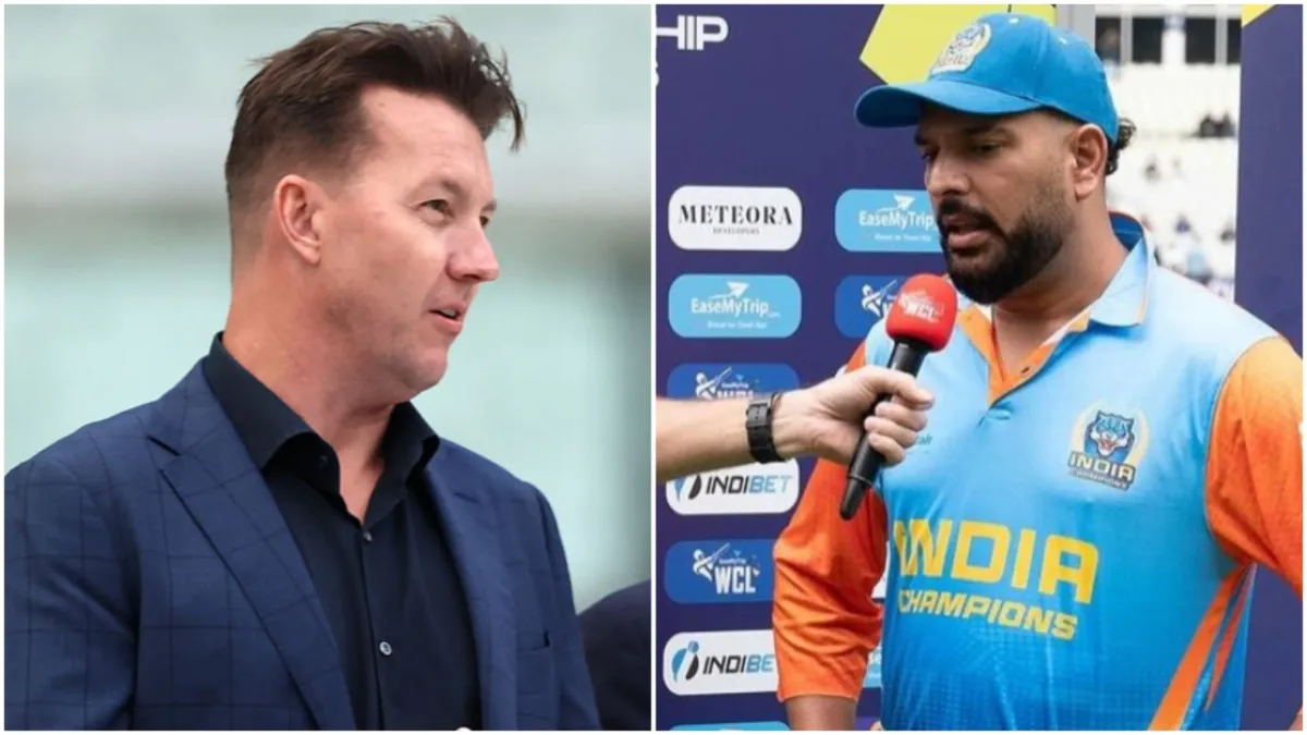 yuvrsj singh brett lee- India TV Hindi