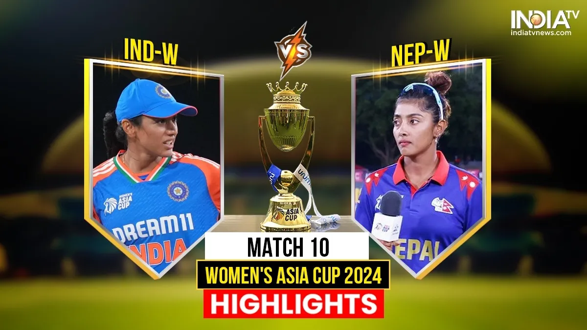 INDW vs NEPW Asia Cup 2024- India TV Hindi