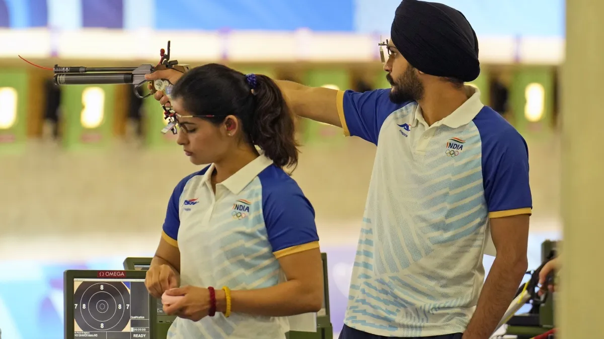 manu bhaker Sarabjot Singh- India TV Hindi