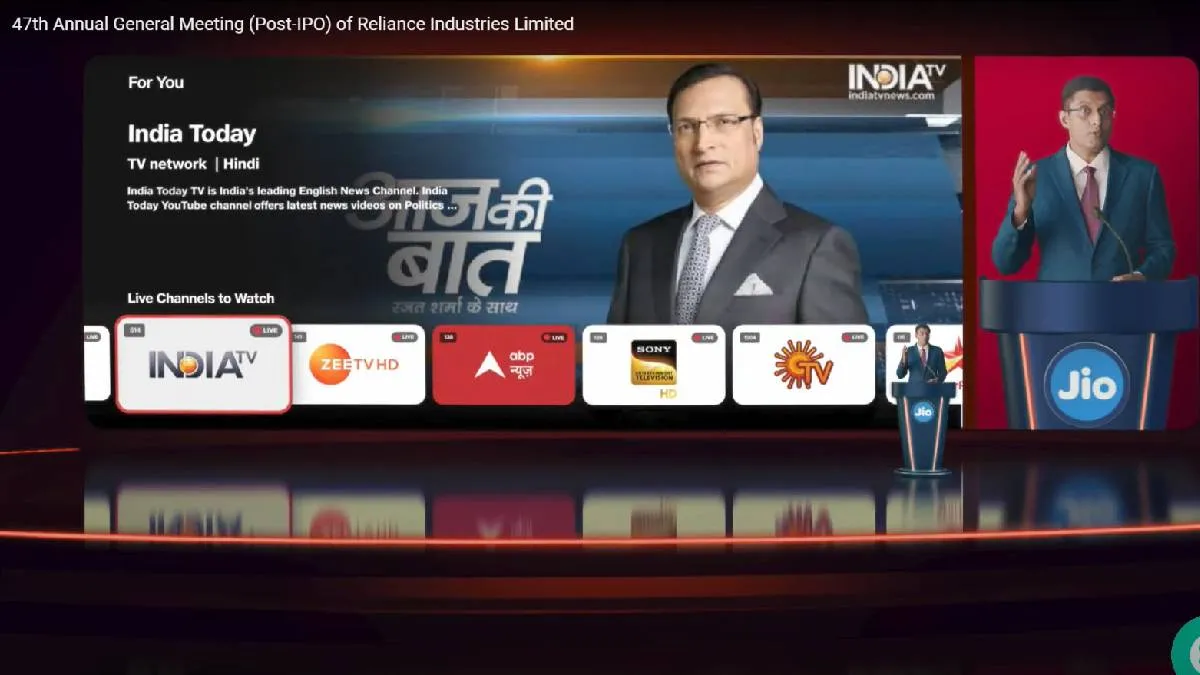 JioTV OS - इंडिया टीव्ही हिंदी