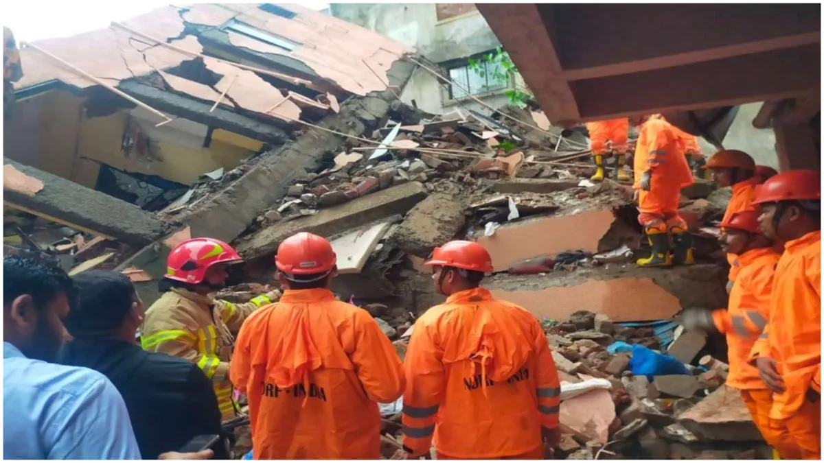 Major accident in Malad mumbai part of the 20th floor slab collapsed 3 people died and 3 injured- India TV Hindi