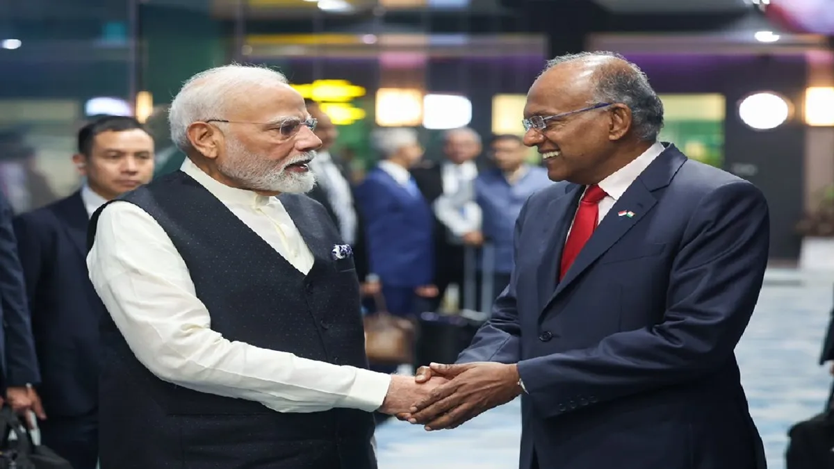 PM Modi Singapore Visit- India TV Hindi