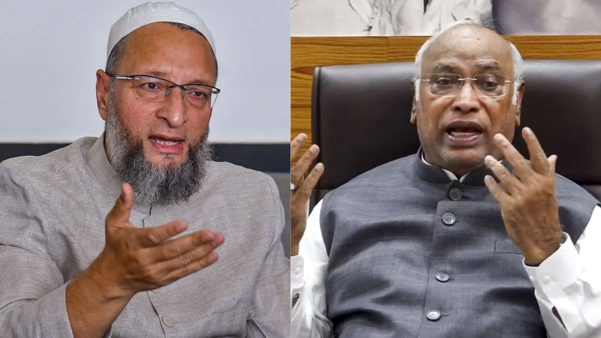 Owaisi, Kharge- India TV Hindi