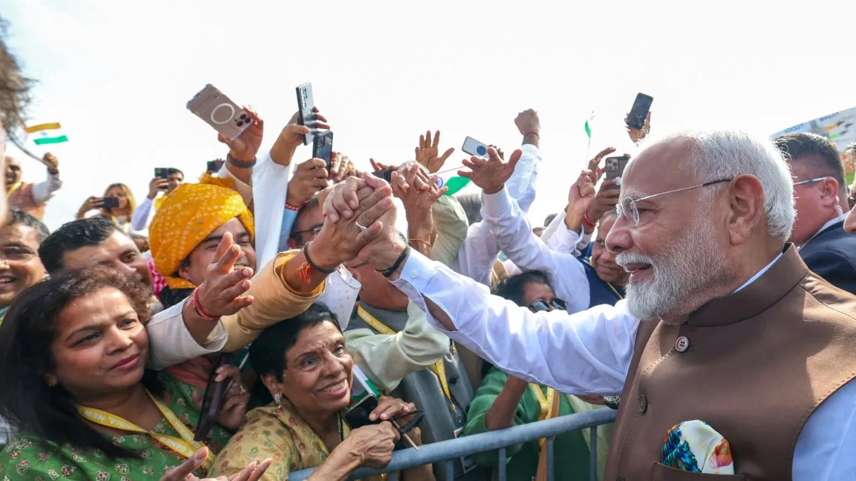 अमेरिका पहुंचने पर पीएम मोदी का हुआ ग्रैंड वेलकम। - India TV Hindi