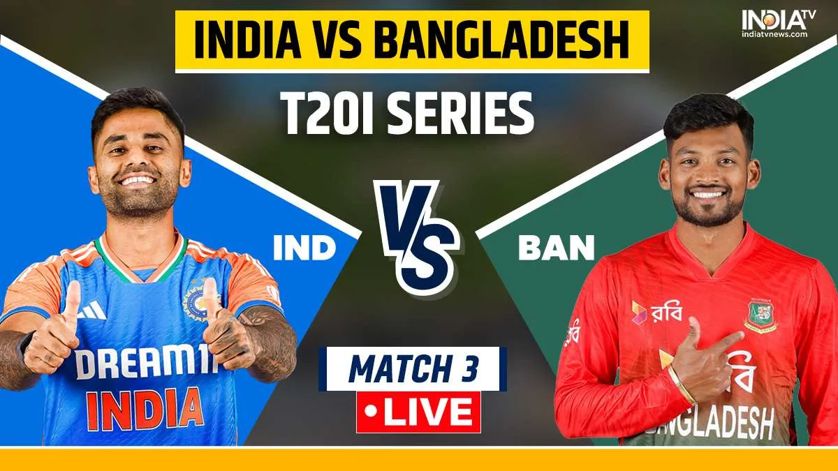 IND vs BAN 3rd T20I Live Update- India TV Hindi