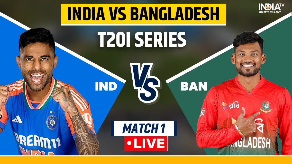 IND vs BAN 1st T20I Live- India TV Hindi