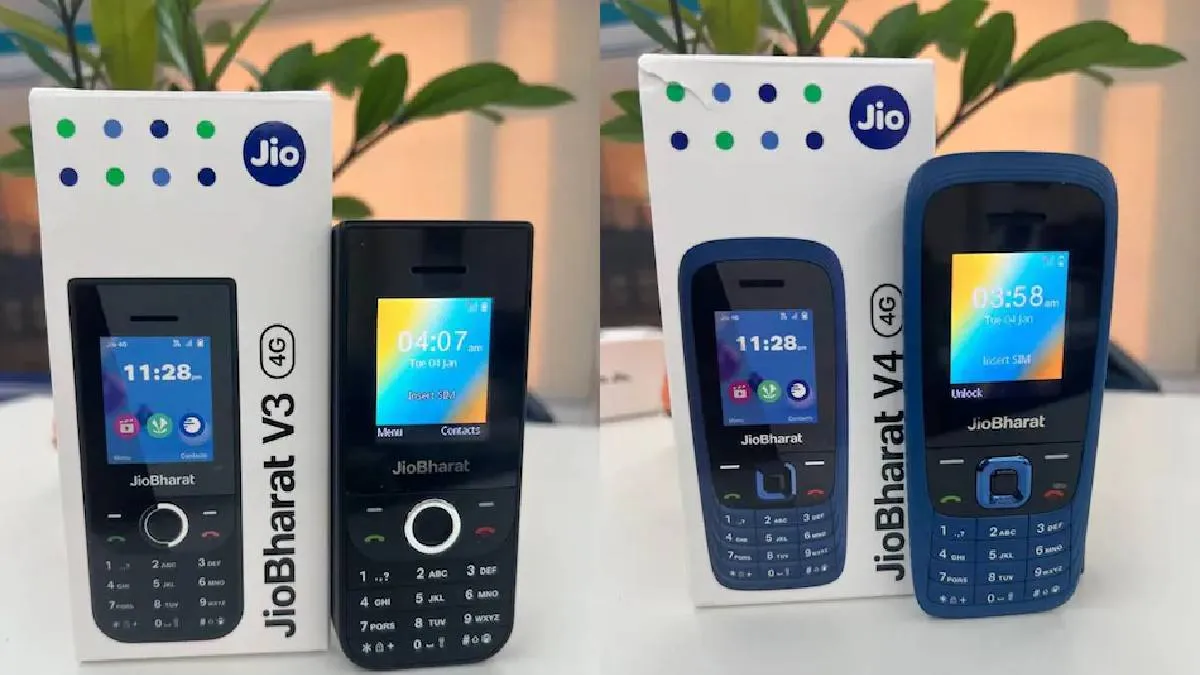 Jio Bharat V3 an V4 4G feature phone- India TV Hindi