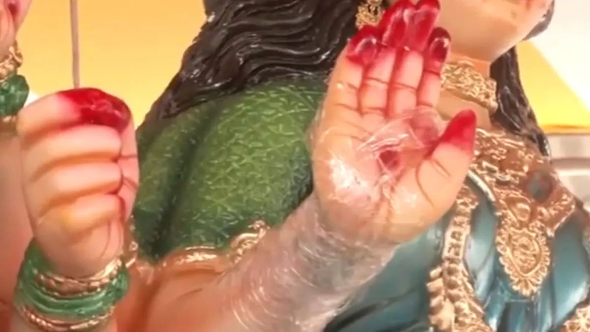 Maa Durga Idol Vandalised, Hyderabad Durga, Hyderabad Maa Durga- India TV Hindi