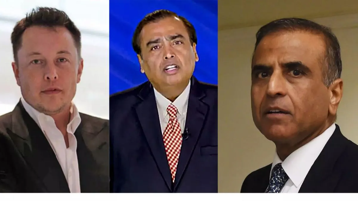 Elon Musk, Mukesh Ambani and Sunil Bharti Mittal- India TV Paisa