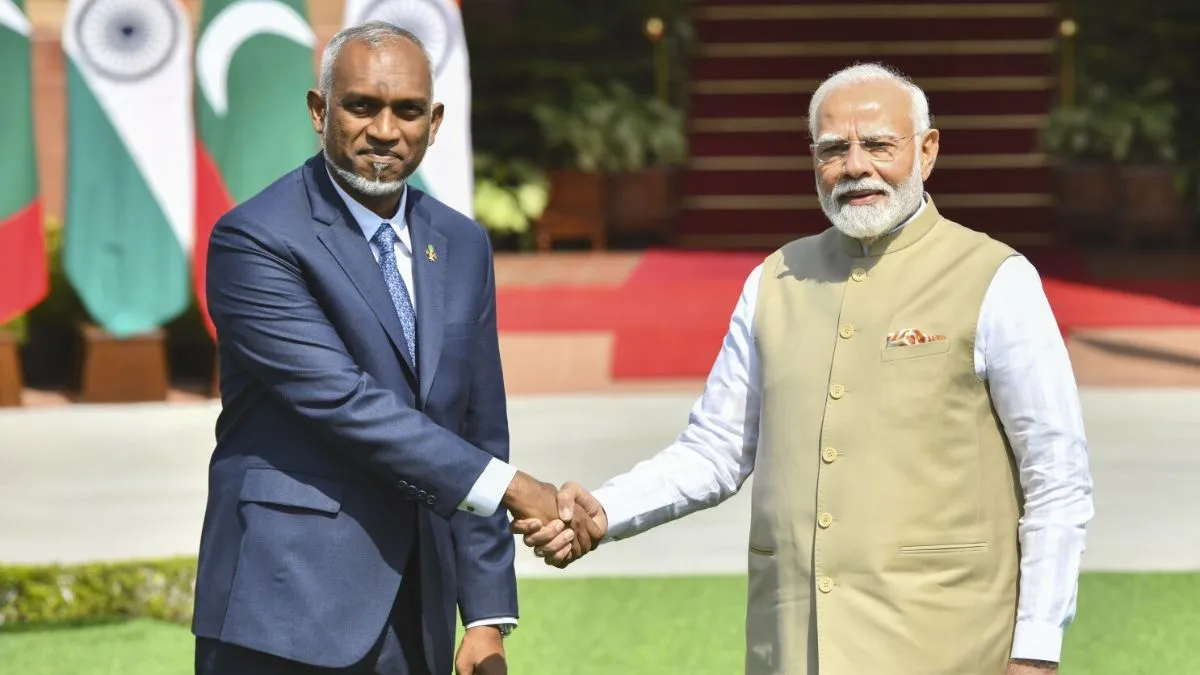 Maldives President Mohammed Muizzu and PM Modi. India TV Hindi