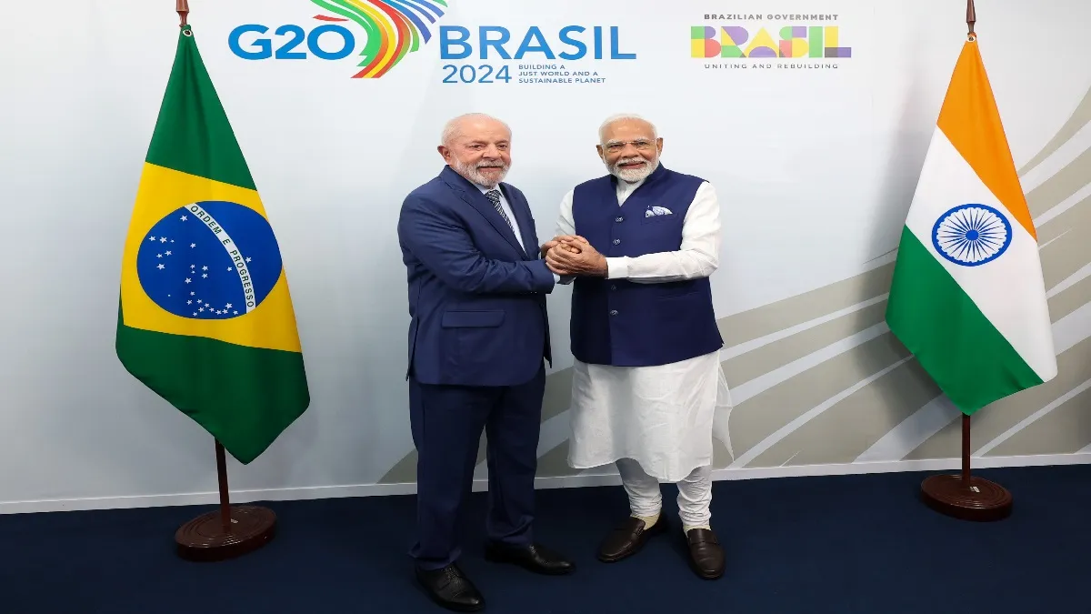 PM Modi and Brazilian President Luiz Inacio Lula da Silva Meeting- India TV Hindi