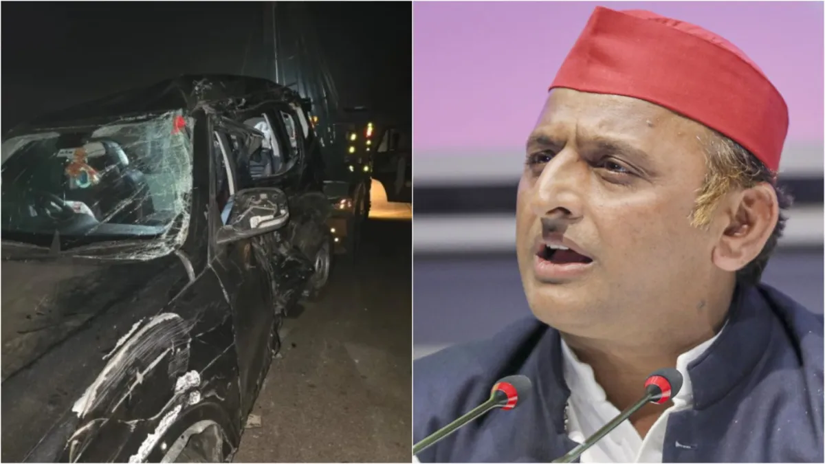 Yamuna expressway road accident 5 doctors died Akhilesh Yadav expressed grief asked questions to the- India TV Hindi