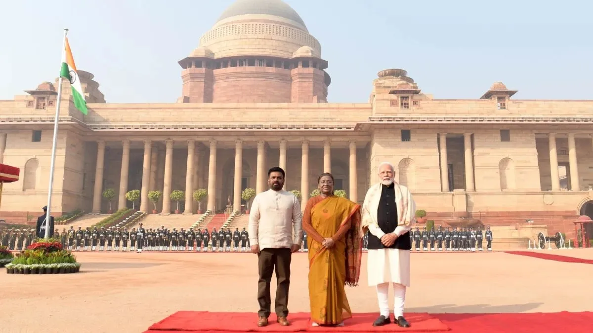 श्रीलंका के राष्ट्रपति अनुरा कुमारा दिसानायके, राष्ट्रपति द्रौपदी मुर्मू और प्रधानमंत्री नरेंद्र मोद- India TV Hindi